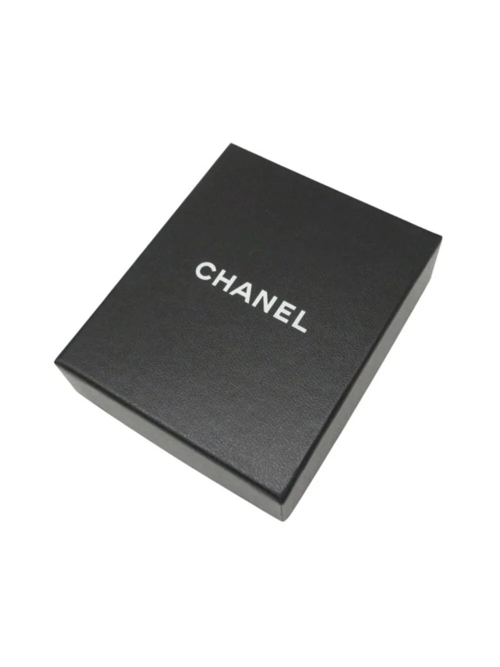 Chanel Necklace CC Logo Metal Rhinestone Silver